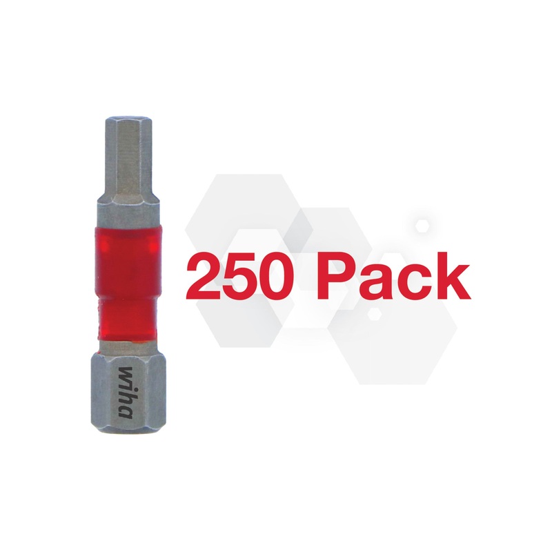 MaxxTor Impact Bit Hex 5/32" - 29mm - 250 Pack