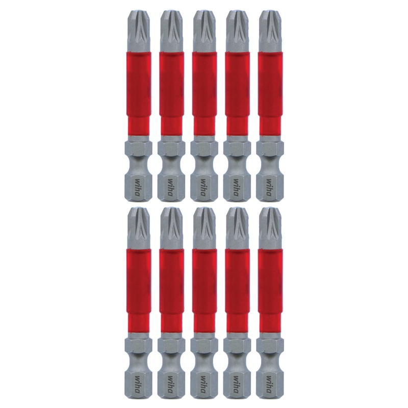MaxxTor Impact Bit Pozidriv #3 x 49mm - 10 Pack