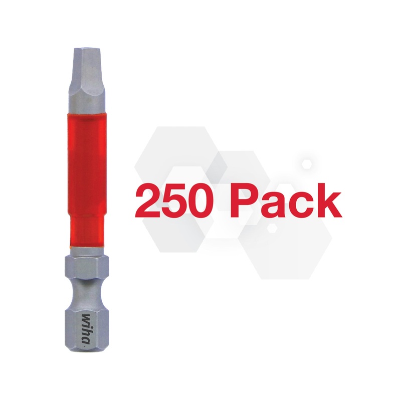 MaxxTor Impact Bit Square #3 - 49mm - 250 Pack