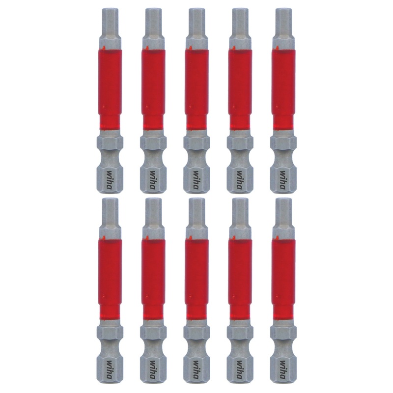MaxxTor Impact Power Bit Hex 3/16" x 49mm - 10 Pack