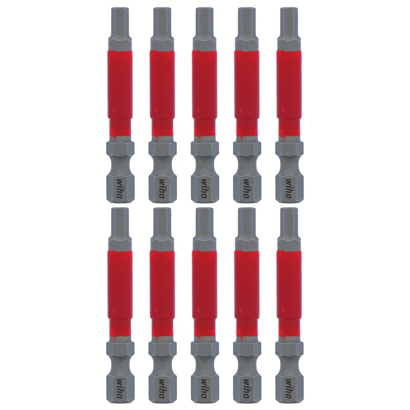 MaxxTor Impact Power Bit Hex 4.0mm x 49mm - 10 Pack