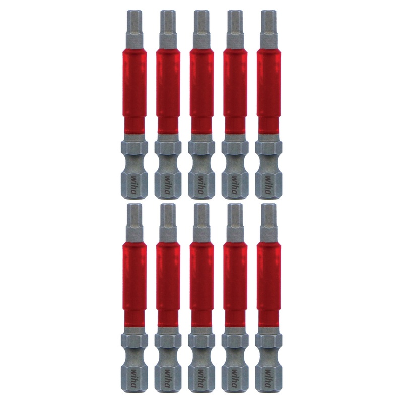 MaxxTor Impact Power Bit Hex 9/64" x 49mm - 10 Pack