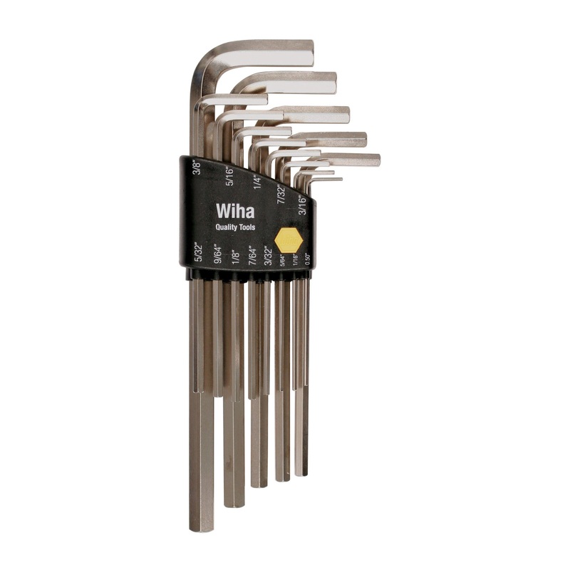 13 Piece Hex L-Key Long Arm Set - Inch