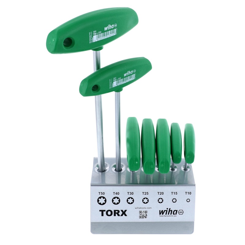 7 Piece Classic Grip Torx T-Handle Set in Stand