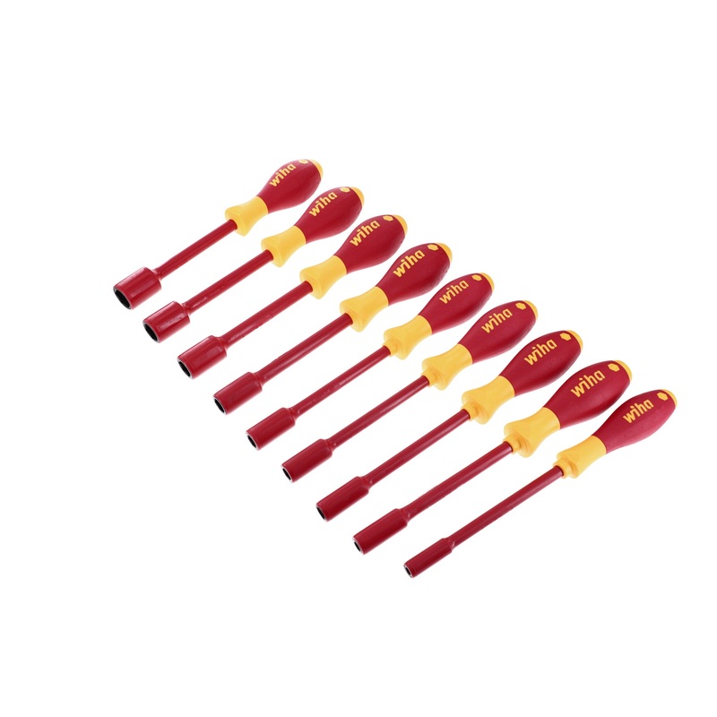 9 Piece Insulated SoftFinish Nut Driver Set - Inch