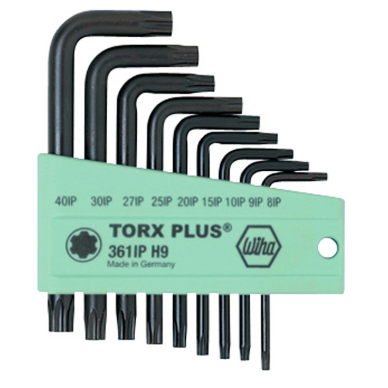 9 Piece TorxPlus L-Key Short Arm Set