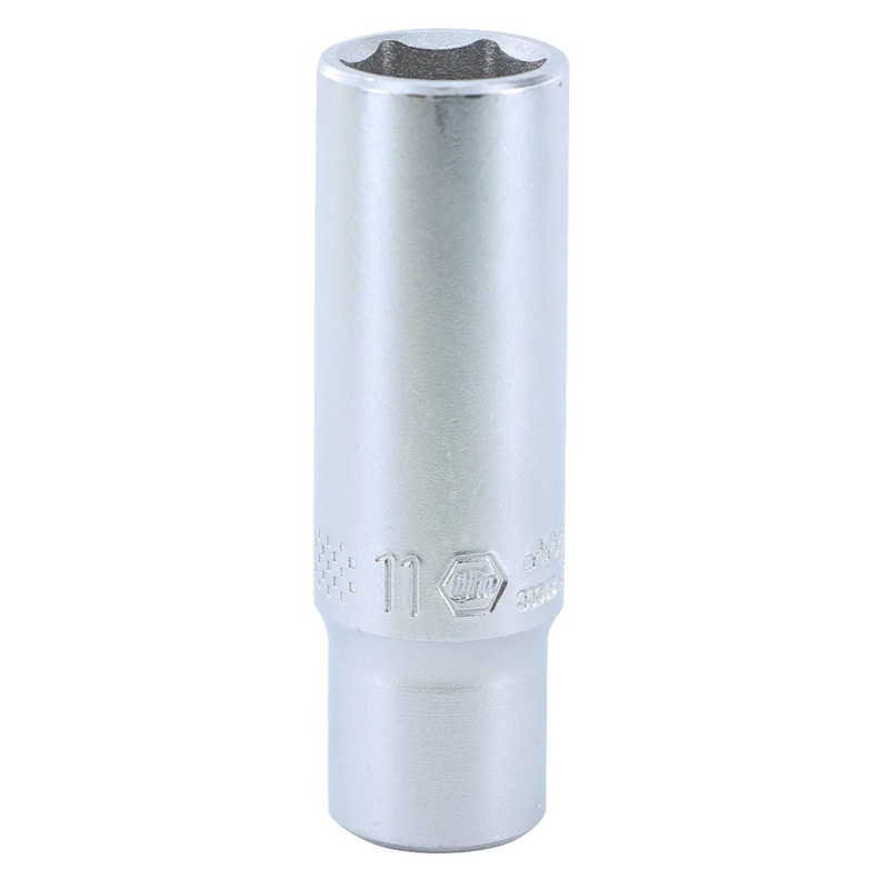 6 Point - 1/4 Inch Drive Deep Socket - 11.0mm x 50mm