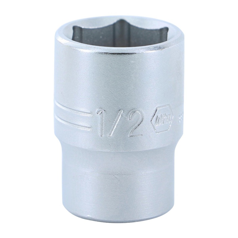 6 Point - 1/4 Inch Drive Socket - 1/2" x 25mm