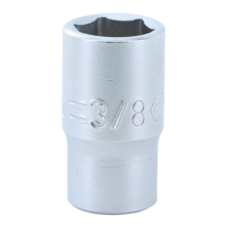 6 Point - 1/4 Inch Drive Socket - 3/8" x 25mm
