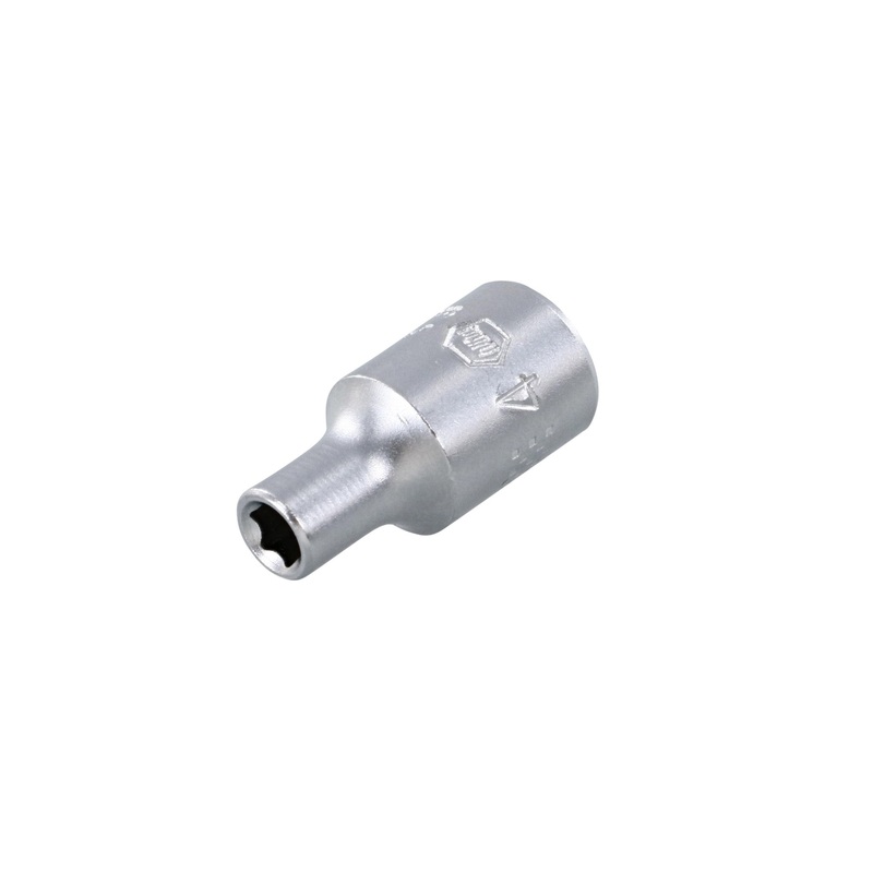 6 Point - 1/4 Inch Drive Socket - 4.0mm x 25mm