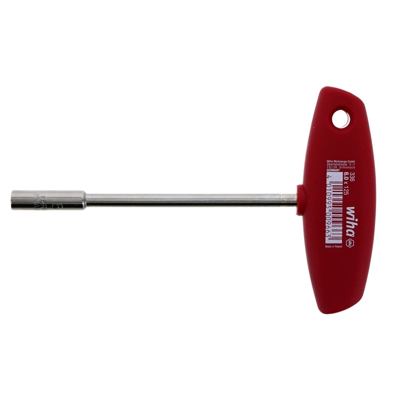 Classic Grip T-Handle Nut Driver 6.0mm