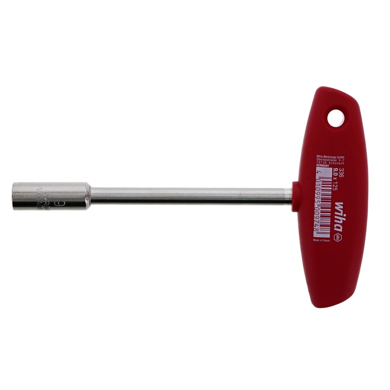 Classic Grip T-Handle Nut Driver 9.0mm