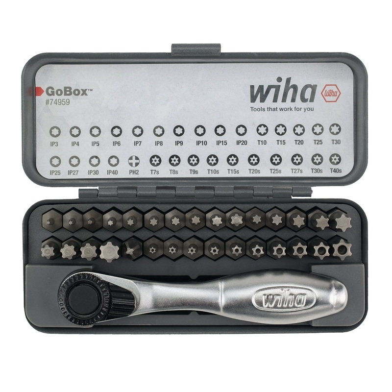 32 Piece GoBox Master Torx Bit Set with Mini Ratchet
