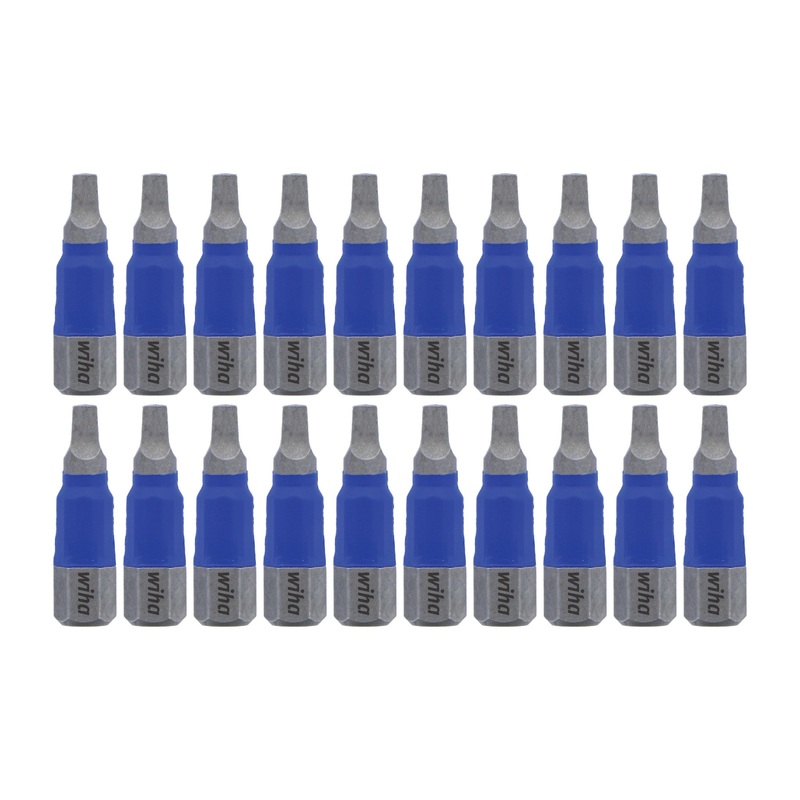 TerminatorBlue Impact Bit Square #2 - 1 Inch - 20 Pack