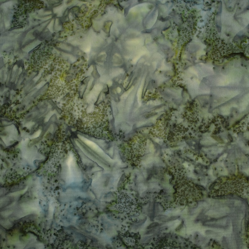 BALI batik - Marble - Foliage / Grey