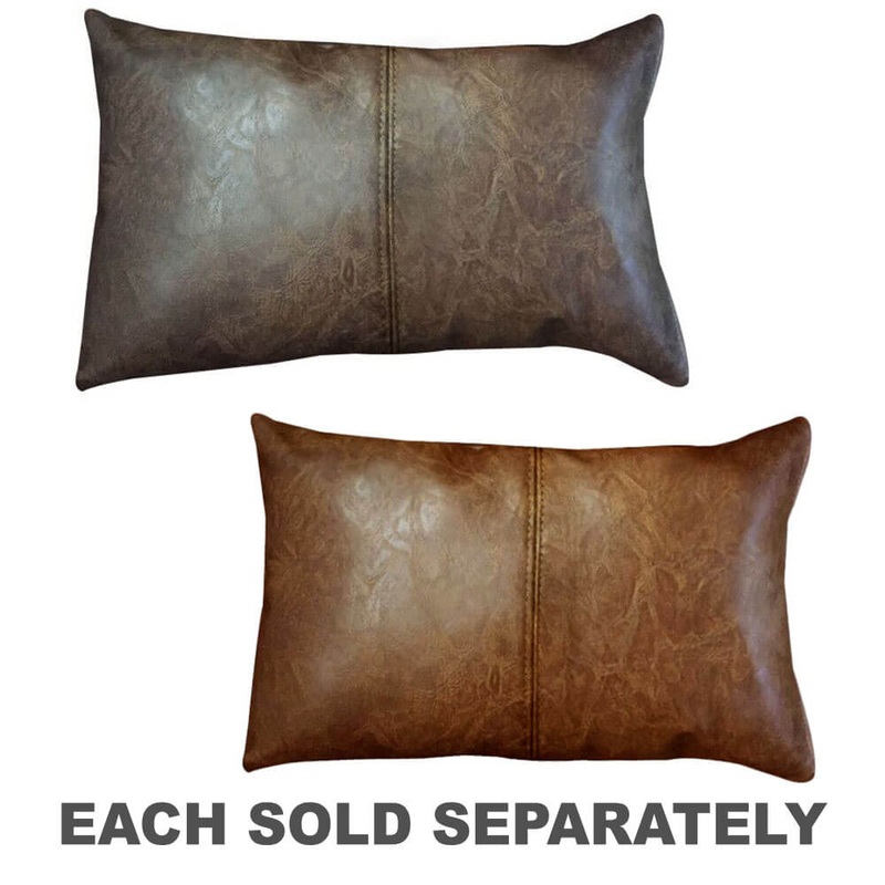 Bangalow Rectangle Cushion avec cuir PU rempli