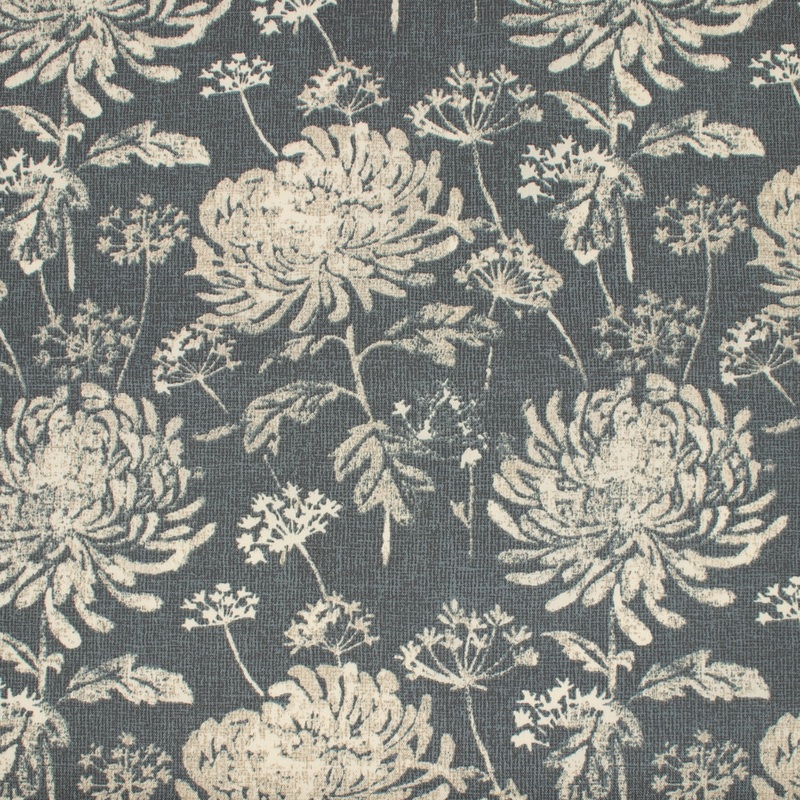 Outdoor Decor Fabric - Al Fresco - Crisentemi - Storm
