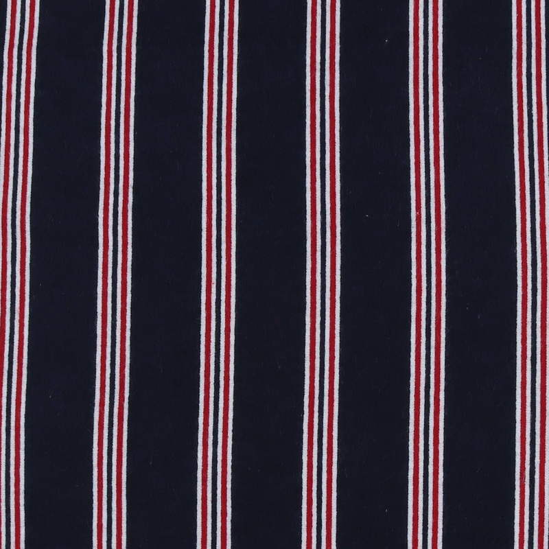 Printed Flannelette CHELSEA - 1612 - Navy