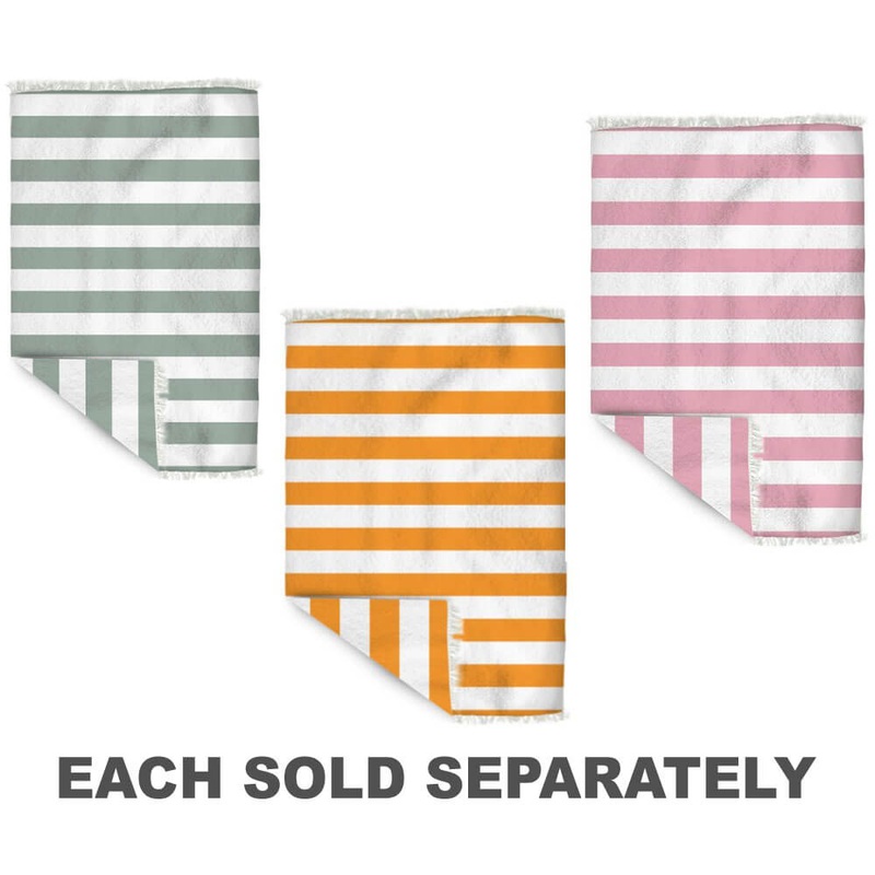 Serviette de plage jumbo rtro avec dos en coton (180x150 cm)