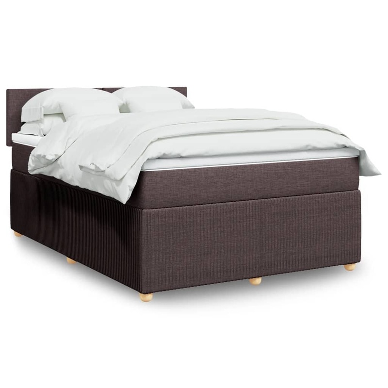 Sommier  lattes de lit avec matelas Marron fonc 160x200 cm